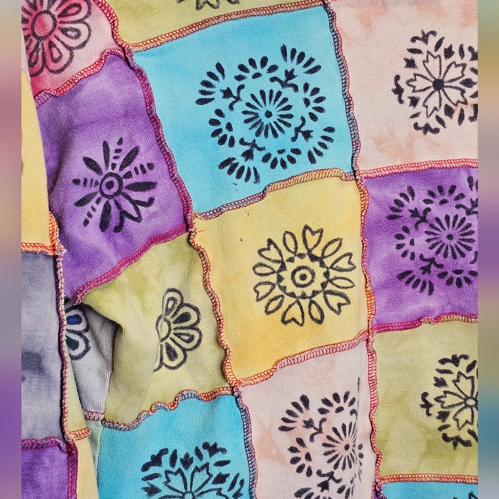 Vintage Rising International Patchwork Hippie Yog… - image 8